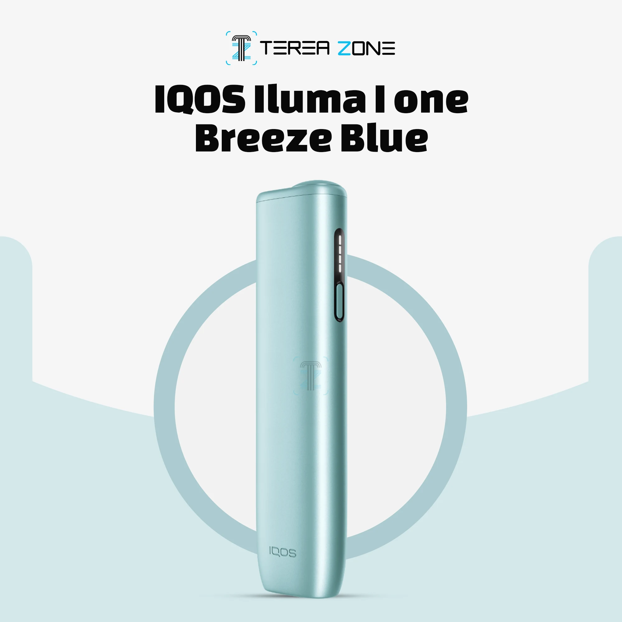 IQOS ILUMA I One Blue 1 IQOS ILUMA i One Blue heated tobacco system with compact construction and distinctive blue exterior for TEREA sticks
