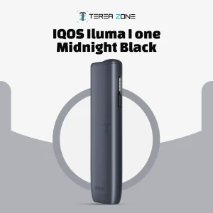 IQOS ILUMA i One Black device showcasing its modern exterior, compact build, and smooth black finish for Dubai users