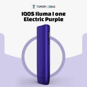 IQOS ILUMA i One Electric Purple heated tobacco device featuring a vibrant purple finish and compact all-in-one design in Dubai