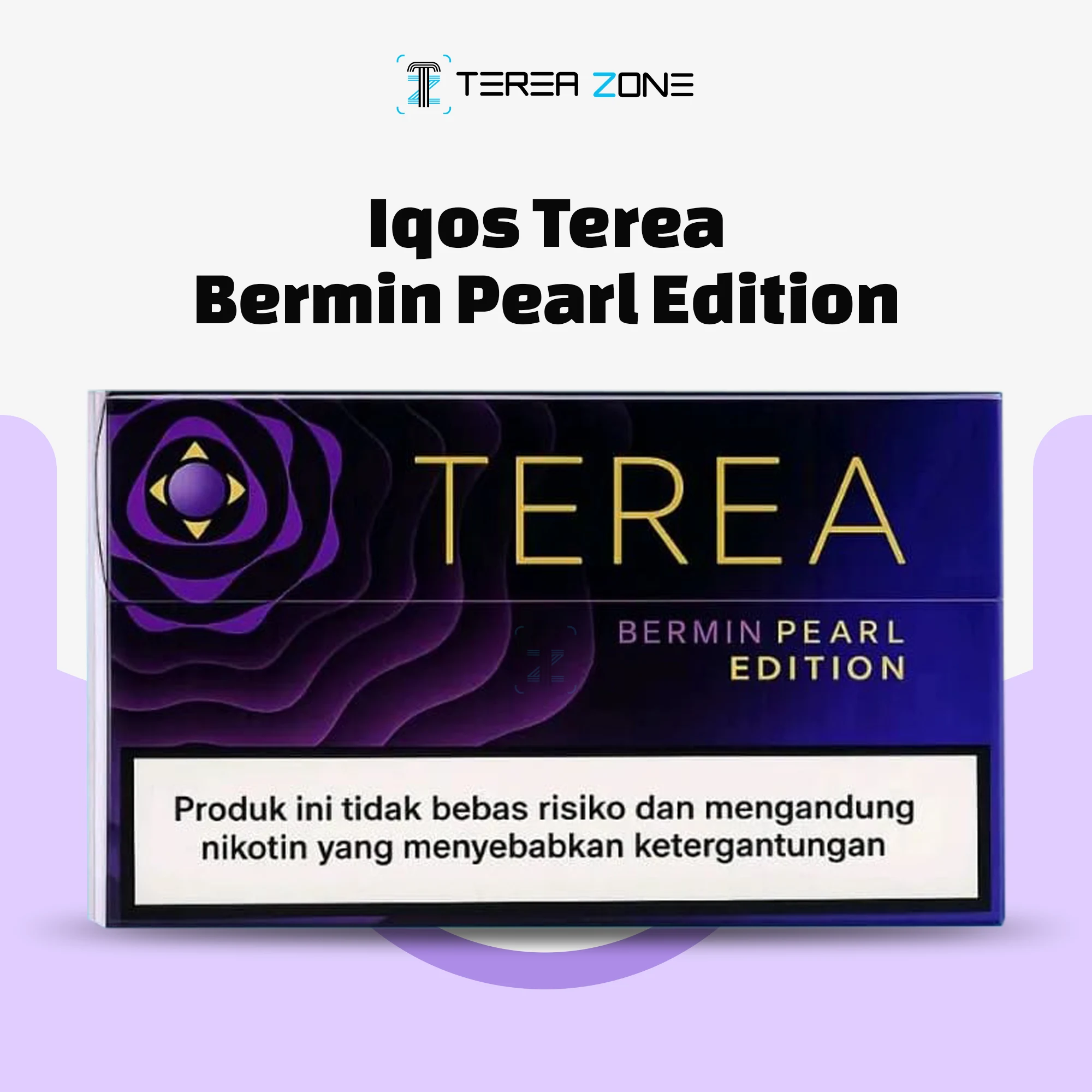 IQOS TEREA Bermin Pearl Edition Indonesia 1 Stacked 10-pack boxes of premium Indonesian TEREA Bermin Pearl ready for delivery in Dubai