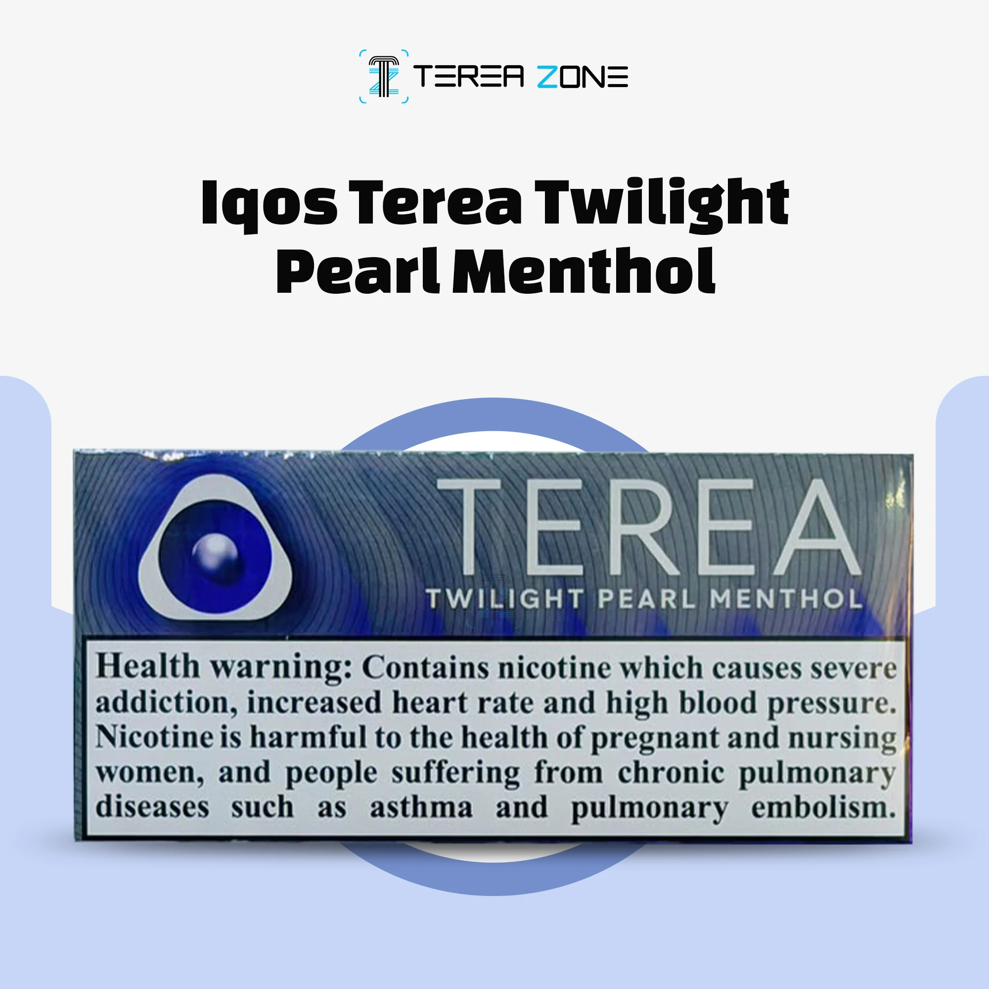 Buy Italian TEREA Twilight Pearl Menthol Sticks in Dubai