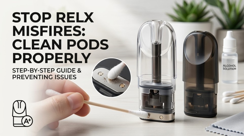 How to Clean RELX Pod Connection Points: Fix Misfires & Connection Issues