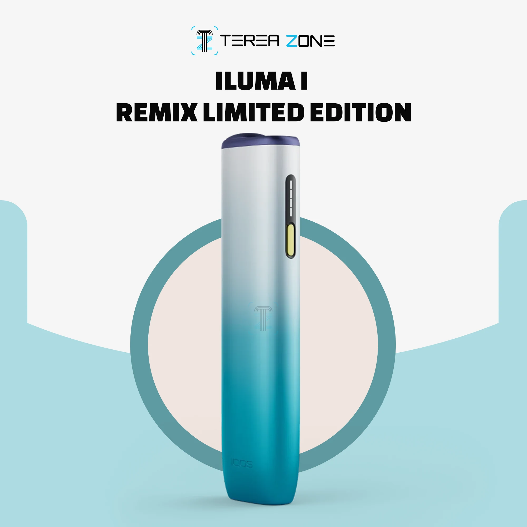 IQOS ILUMA I One Remix Limited Edition 1 IQOS ILUMA I One Remix Limited Edition device showing gradient finish in modern lighting