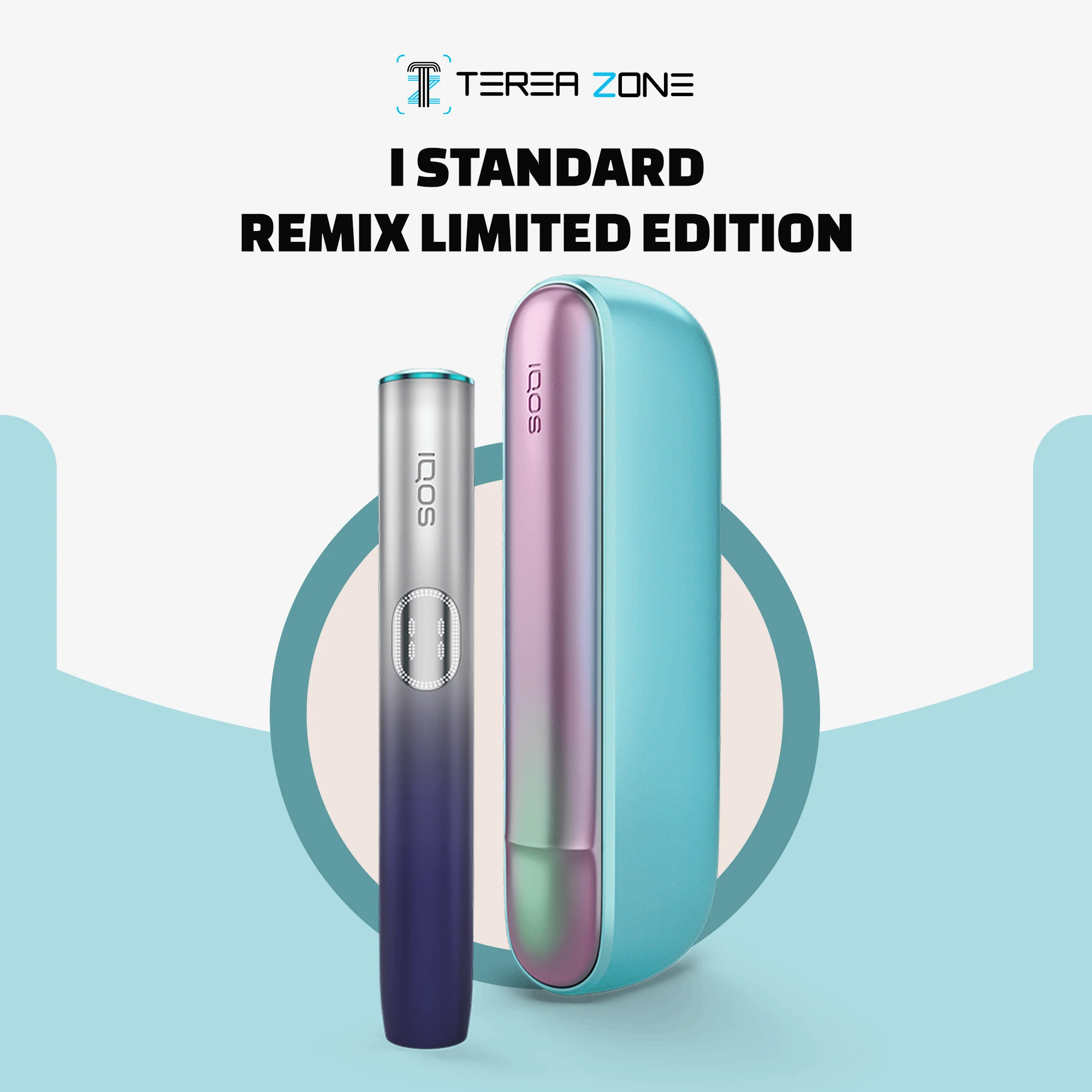 IQOS ILUMA I Standard Remix Limited Edition 1 IQOS ILUMA I standard remix limited edition device with iridescent gradient finish