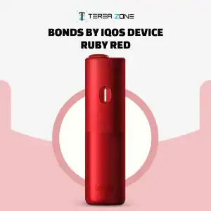 IQOS BONDS Ruby Red device with compact construction and integrated heating technology for IQOS Blends in Dubai