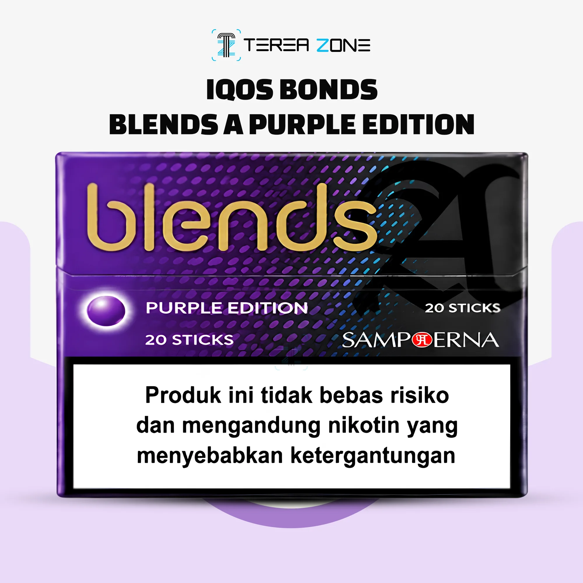BLENDS A Purple Edition For IQOS BONDS 1 Buy Blends A Purple Edition Flavor for IQOS Bonds device in Dubai