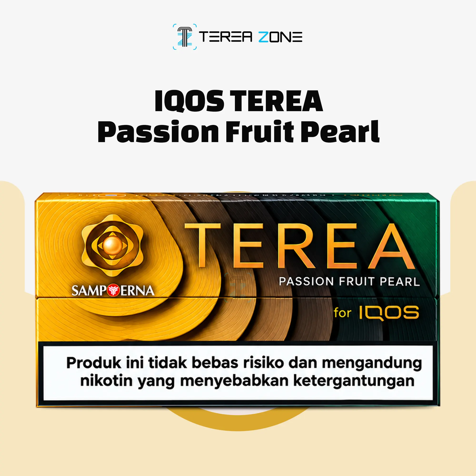 IQOS Terea Passion Fruit Pearl Indonesia 1 IQOS TEREA Passion Fruit Pearl Indonesia pack with tropical passion fruit flavor packaging for IQOS ILUMA
