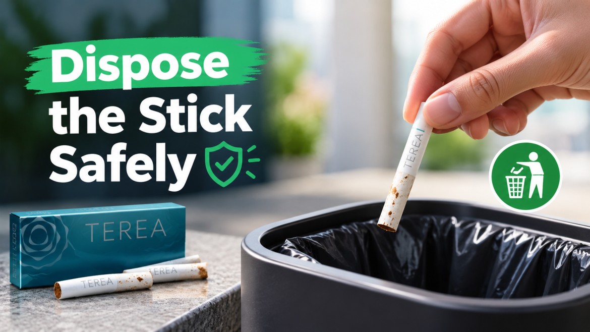 Properly Dispose of Used TEREA Sticks Safely