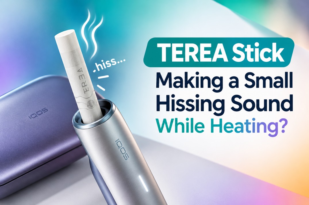 Why Is My TEREA Stick Making a Small Hissing Sound While Heating?