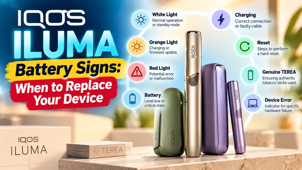 When to Replace IQOS ILUMA: 6 Battery Warning Signs in Dubai