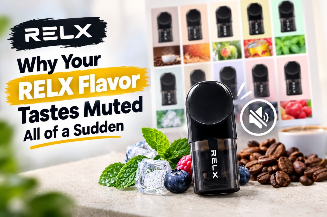 Why Your RELX Flavor Tastes Muted All of a Sudden